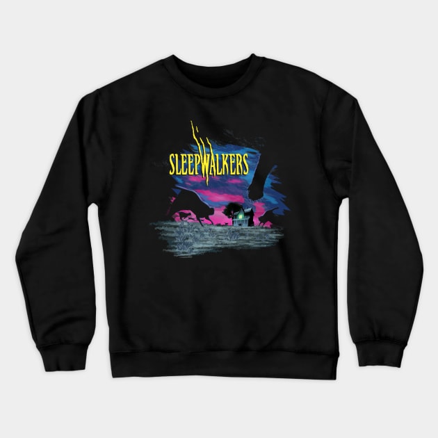 sleepwalkers stephen king horror film Sleepwalkers Crewneck Sweatshirt TeePublic